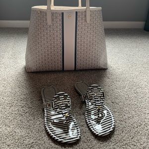 Tory Burch Tote and Sandals